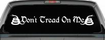 Gadsden Don't Tread On Me Freedom Military Car or Truck Window Decal Sticker