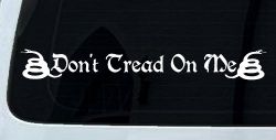 Gadsden Don't Tread On Me Freedom Military Car or Truck Window Decal Sticker