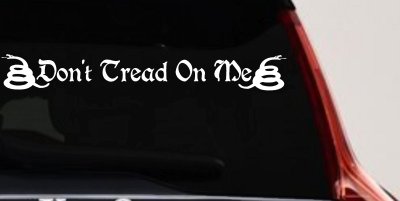 Gadsden Don't Tread On Me Freedom Military Car or Truck Window Vinyl Decal Sticker