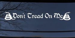 Gadsden Don't Tread On Me Freedom Military Car or Truck Window Decal Sticker