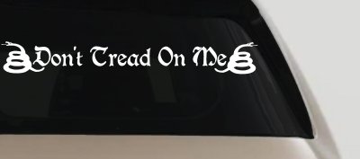 Gadsden Don't Tread On Me Freedom Military Car or Truck Window Vinyl Decal Sticker