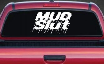 Mud Slut Off Road Car or Truck Window Decal Sticker