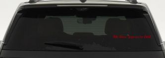 Silly Boys Jeeps Are For Girls Car or Truck Window Decal Sticker (Red)