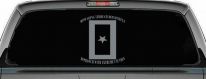 Mom Going Through Deployment Military Car or Truck Window Decal Sticker (Telegrey)