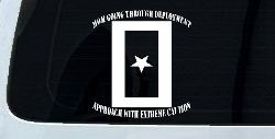 Mom Going Through Deployment Military Car or Truck Window Decal Sticker