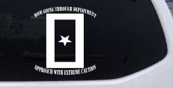 Mom Going Through Deployment Military Car or Truck Window Decal Sticker