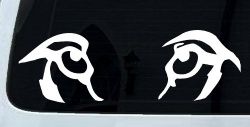 Wolf Eyes Car or Truck Window Decal Sticker