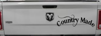 Country Made Car or Truck Window Decal Sticker (Black)