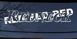RED RED RED Redneck Country Car or Truck Window Decal Sticker