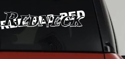 RED RED RED Redneck Country Car or Truck Window Vinyl Decal Sticker