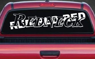 RED RED RED Redneck Country Car or Truck Window Decal Sticker