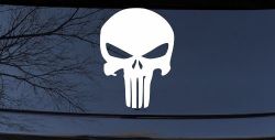 Punisher Skull Car or Truck Window Decal Sticker