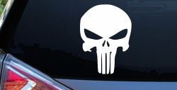 Punisher Skull Car or Truck Window Decal Sticker