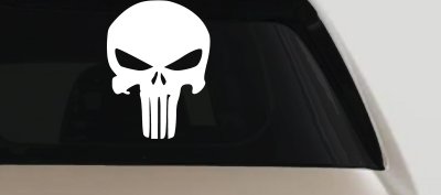 Punisher Skull Car or Truck Window Vinyl Decal Sticker