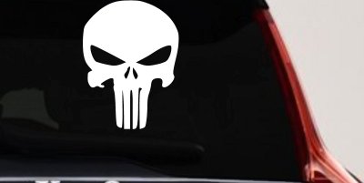 Punisher Skull Car or Truck Window Vinyl Decal Sticker