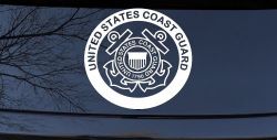 United States Coast Guard  Military Car or Truck Window Decal Sticker