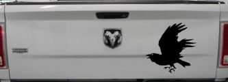 Raven Car or Truck Window Decal Sticker (Black)