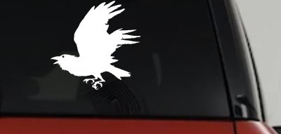 Raven Car or Truck Window Vinyl Decal Sticker