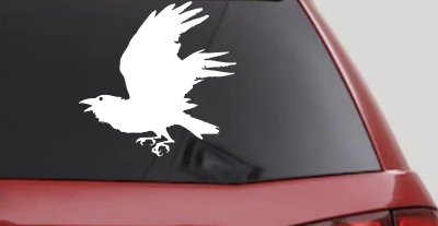 Raven Car or Truck Window Vinyl Decal Sticker