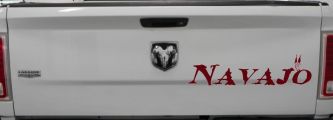 Navajo Indian Western Car or Truck Window Decal Sticker (Purple Red)
