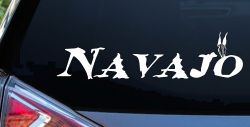 Navajo Indian Western Car or Truck Window Decal Sticker