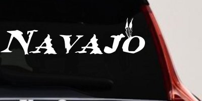 Navajo Indian Western Car or Truck Window Vinyl Decal Sticker