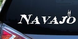 Navajo Indian Western Car or Truck Window Decal Sticker