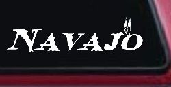 Navajo Indian Western Car or Truck Window Decal Sticker