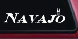 Navajo Indian Western Car or Truck Window Decal Sticker