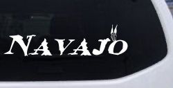 Navajo Indian Western Car or Truck Window Decal Sticker