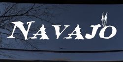 Navajo Indian Western Car or Truck Window Decal Sticker