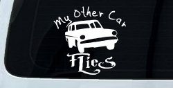 My Other Car Flies Potter Car or Truck Window Decal Sticker