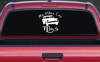 My Other Car Flies Potter Car or Truck Window Decal Sticker