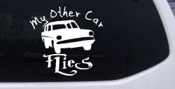 My Other Car Flies Potter Car or Truck Window Decal Sticker