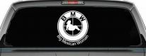 BMW Big Mexican Woman BBW Funny Car or Truck Window Decal Sticker