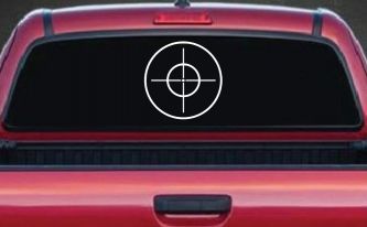Crosshairs Hunting Car or Truck Window Decal Sticker