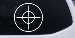 Crosshairs Hunting Car or Truck Window Decal Sticker