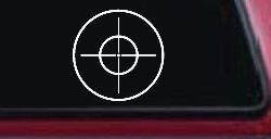 Crosshairs Hunting Car or Truck Window Decal Sticker