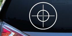 Crosshairs Hunting Car or Truck Window Decal Sticker