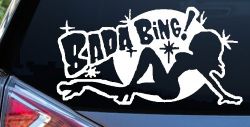 Bada Bing Car or Truck Window Decal Sticker