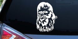 Chewbacca Sci Fi Car or Truck Window Decal Sticker