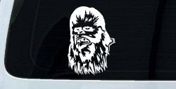 Chewbacca Sci Fi Car or Truck Window Decal Sticker