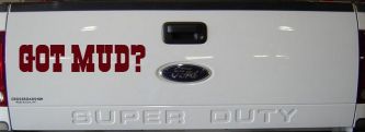 Got Mud Off Road Car or Truck Window Decal Sticker (Purple Red)