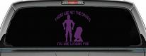 These Are Not The Droids You Are Looking For C3PO R2 D2 Sci Fi Car or Truck Window Vinyl Decal Sticker (Violet)
