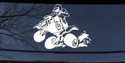Four Wheeler Mudding Off Road Car or Truck Window Decal Sticker