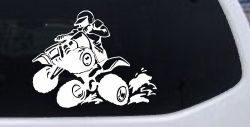 Four Wheeler Mudding Off Road Car or Truck Window Decal Sticker