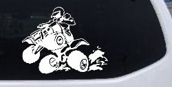 Four Wheeler Mudding Off Road Car or Truck Window Decal Sticker