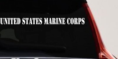 United States Marine Corps Military Car or Truck Window Vinyl Decal Sticker
