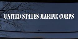 United States Marine Corps Military Car or Truck Window Decal Sticker