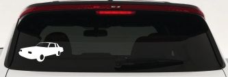 Oldsmobile Cutlass Car or Truck Window Decal Sticker (White)